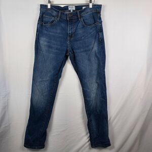 William Rast Men's Straight‑Leg Blue Jeans Size 32×32 Medium Wash